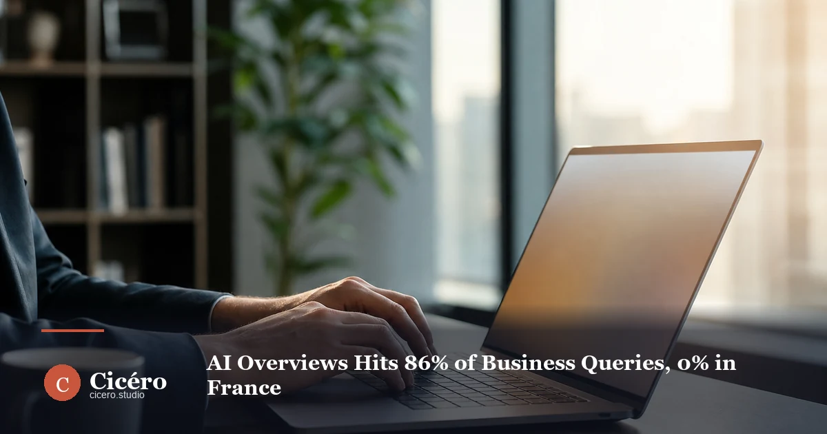 AI Overviews Hits 86% of Business Queries, 0% in France
