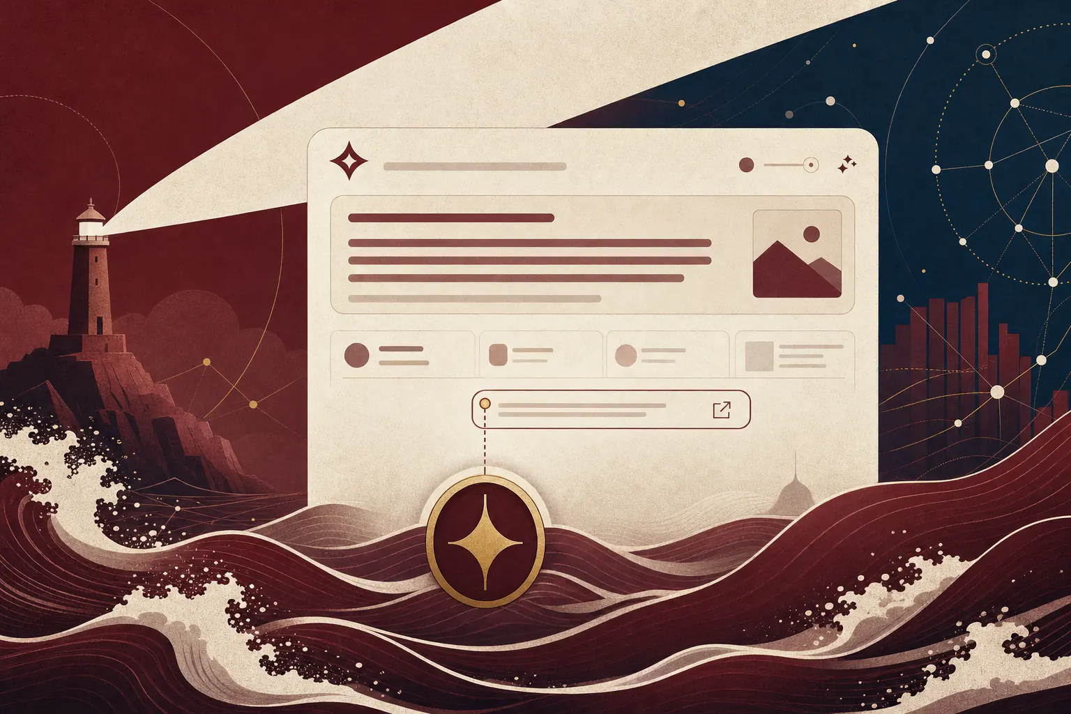 Editorial illustration for: Appear in ChatGPT and Google AI Overviews: Practical Method 2026
