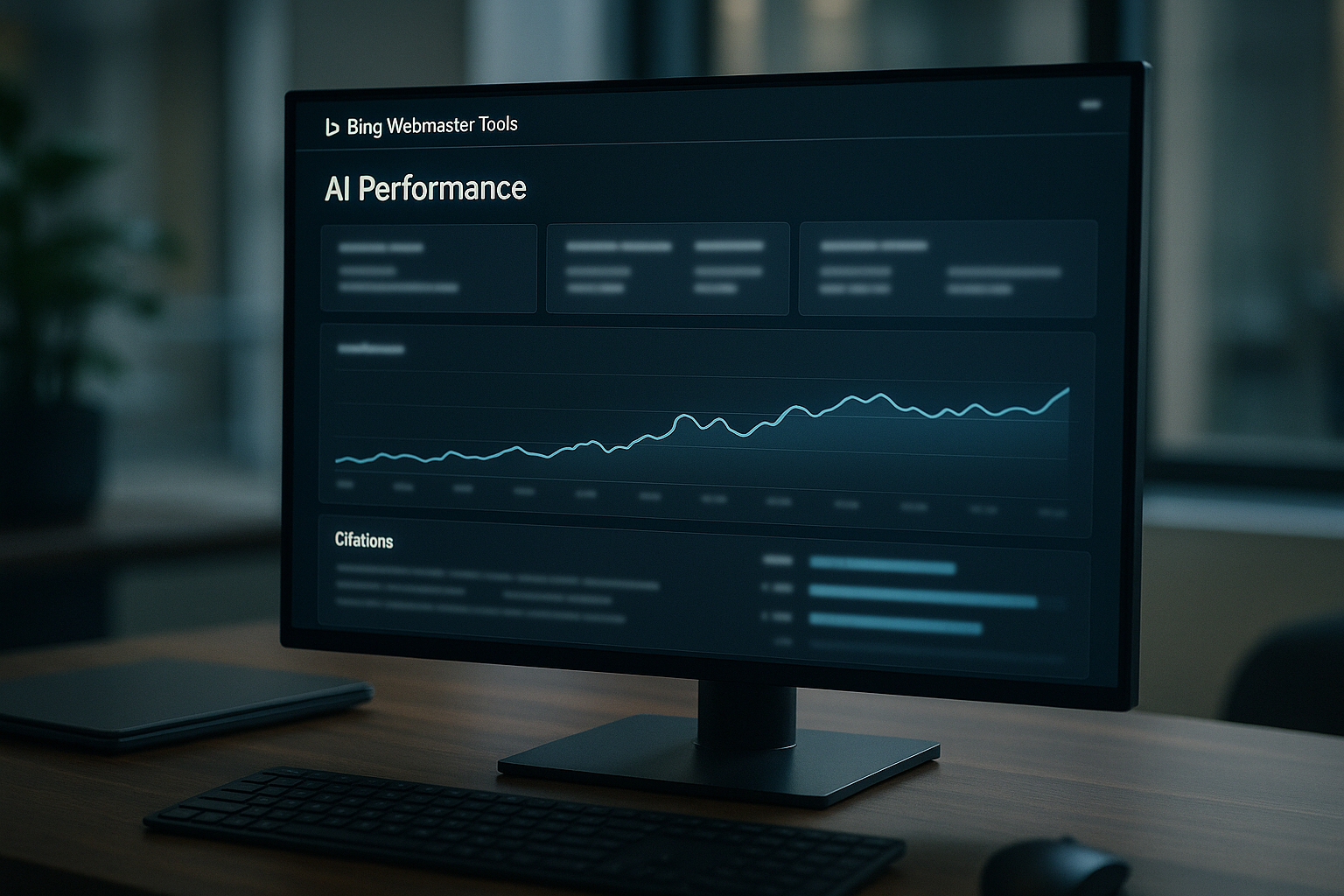 Bing Webmaster Tools AI Performance Dashboard grounding queries cited pages