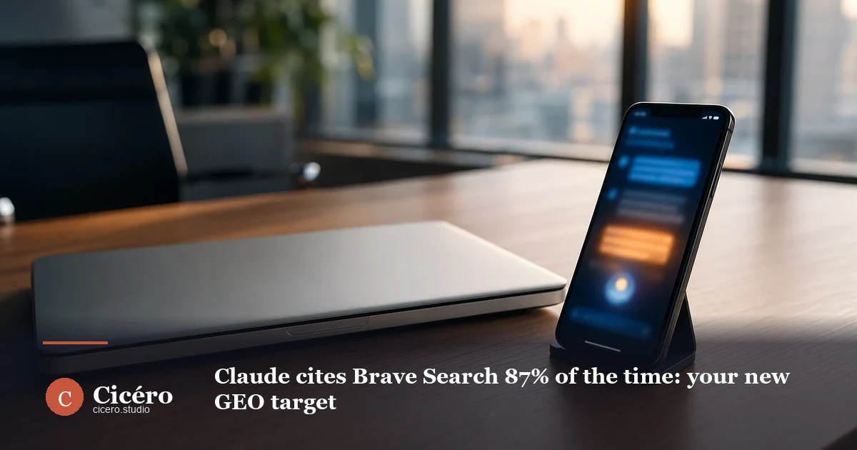 Claude cites Brave Search 87% of the time: your new GEO target