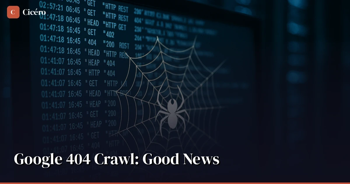 Google Recrawling Your 404s? That's Actually Good News