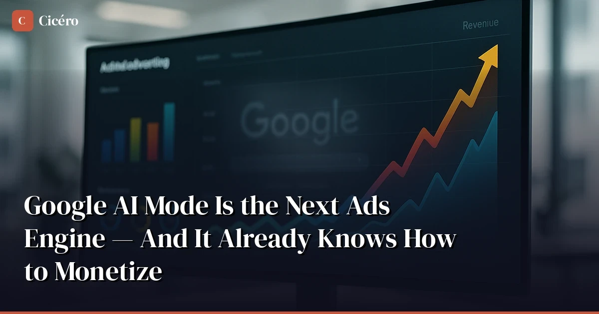Google AI Mode Is the Next Ads Engine — And It Already Monetizes