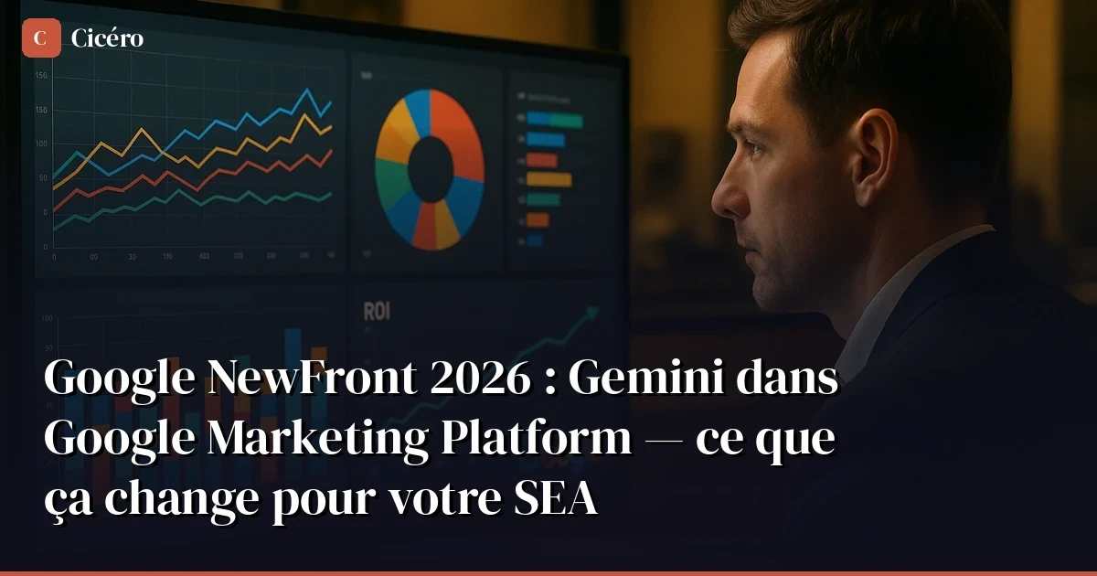 Google NewFront 2026: Gemini Powers Google Marketing Platform — 76% ROAS Lift Is Real
