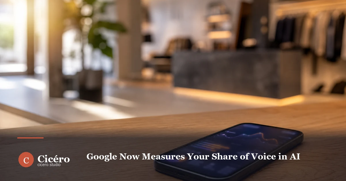 Google Now Measures Your Share of Voice in AI (AI Mode)