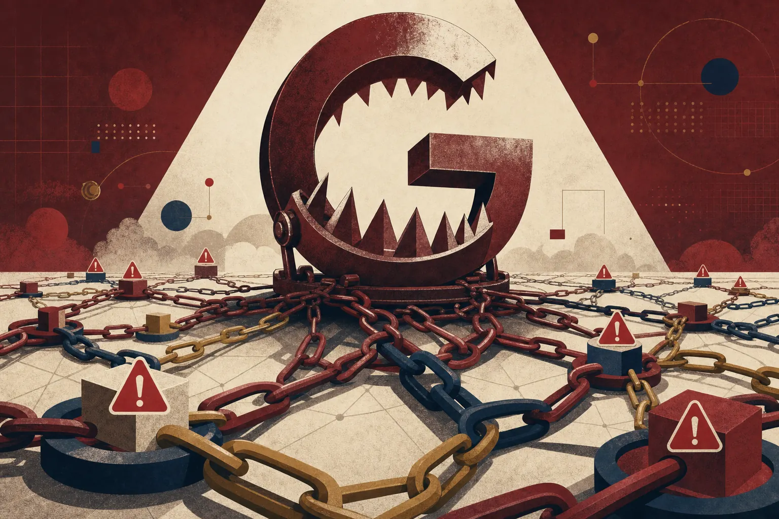 Editorial illustration for: What is netlinking and why automatic exchanges are risky in 2026