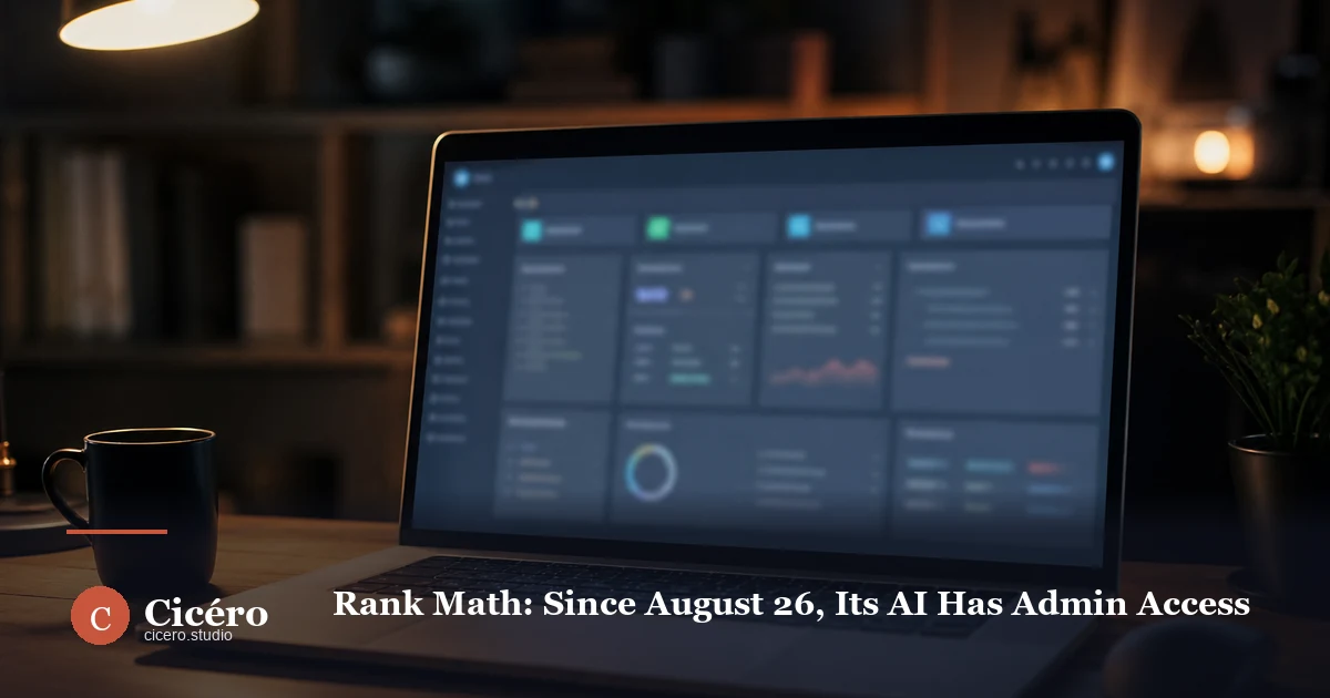 Rank Math: Since August 26, Its AI Has Admin Access
