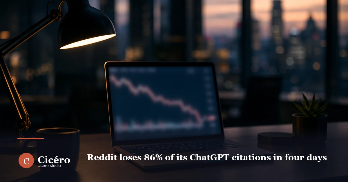Reddit loses 86% of its ChatGPT citations in four days