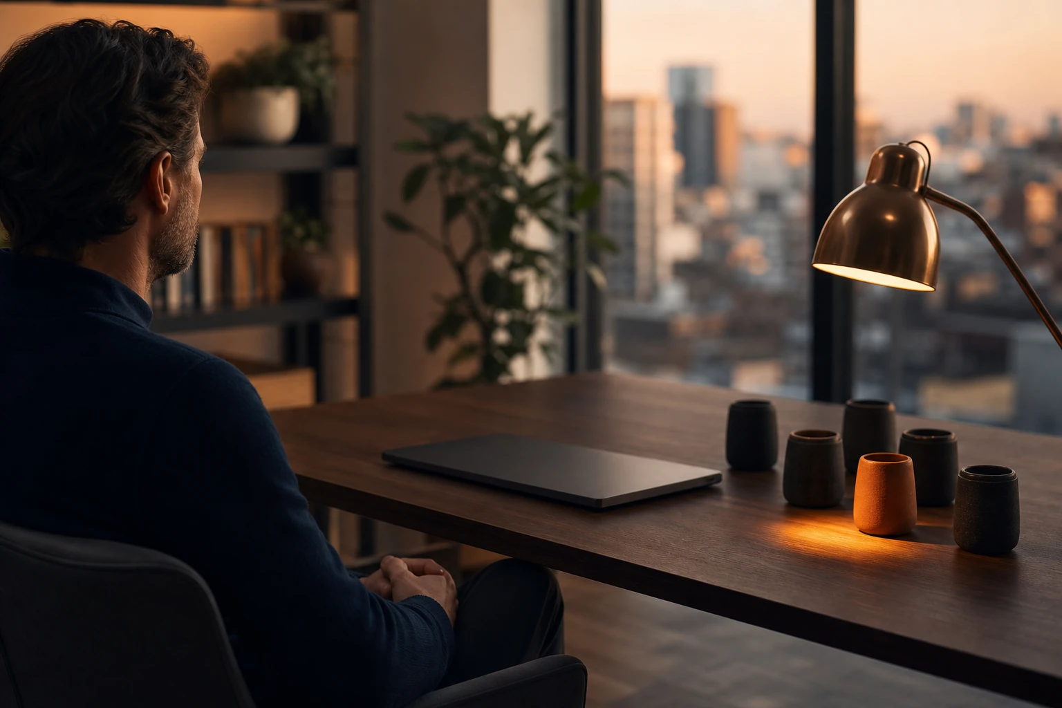 A single trusted source being singled out and gently highlighted among several on a desk in soft late-afternoon light, evoking one brand chosen as the citation in an AI answer