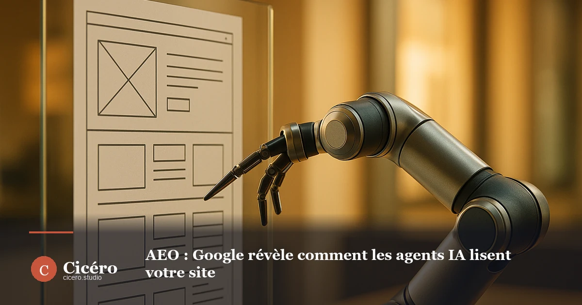 AEO : Google révèle comment les agents IA lisent votre site
