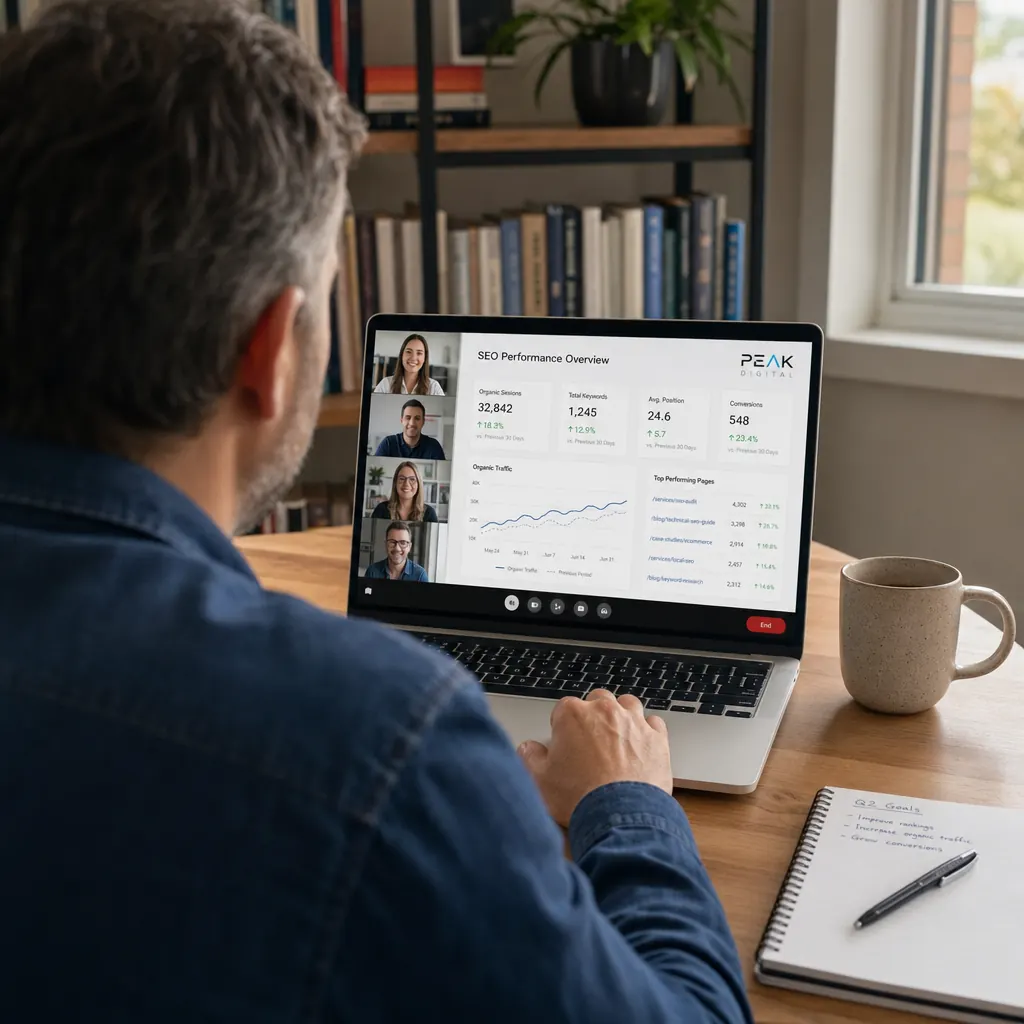 Illustration Comment choisir une agence SEO IA pour PME - résultats et données
