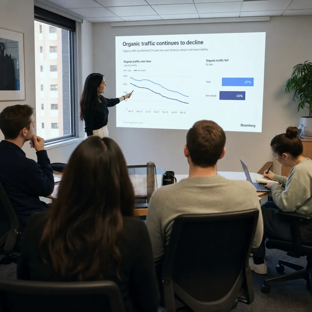 Illustration ChatGPT Search impact SEO données 2026 - approche et méthode