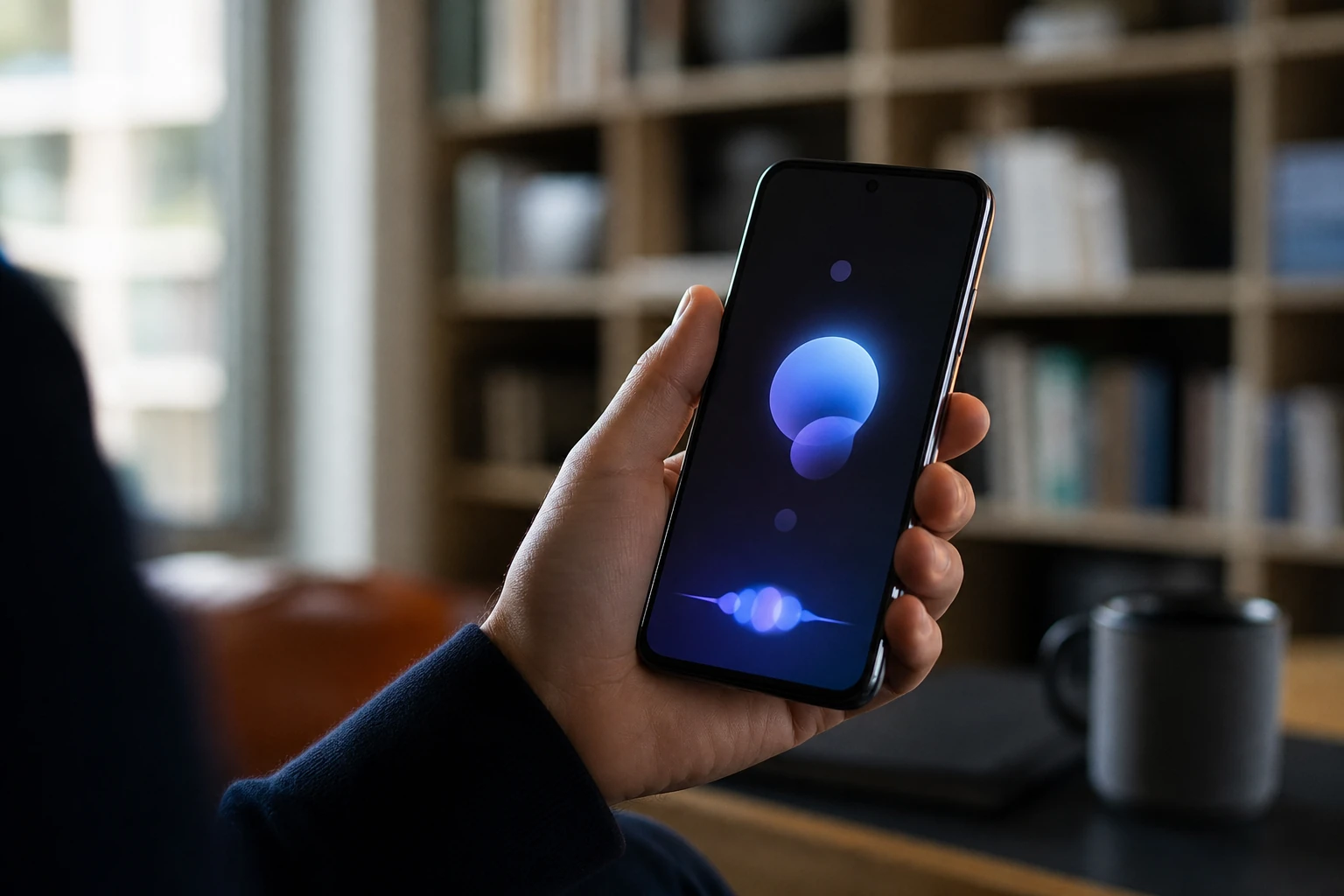 Un smartphone Android dont le navigateur Chrome enchaîne seul plusieurs étapes pour réaliser une tâche à la place de l'utilisateur, illustrant la navigation agentique auto-browse de Gemini