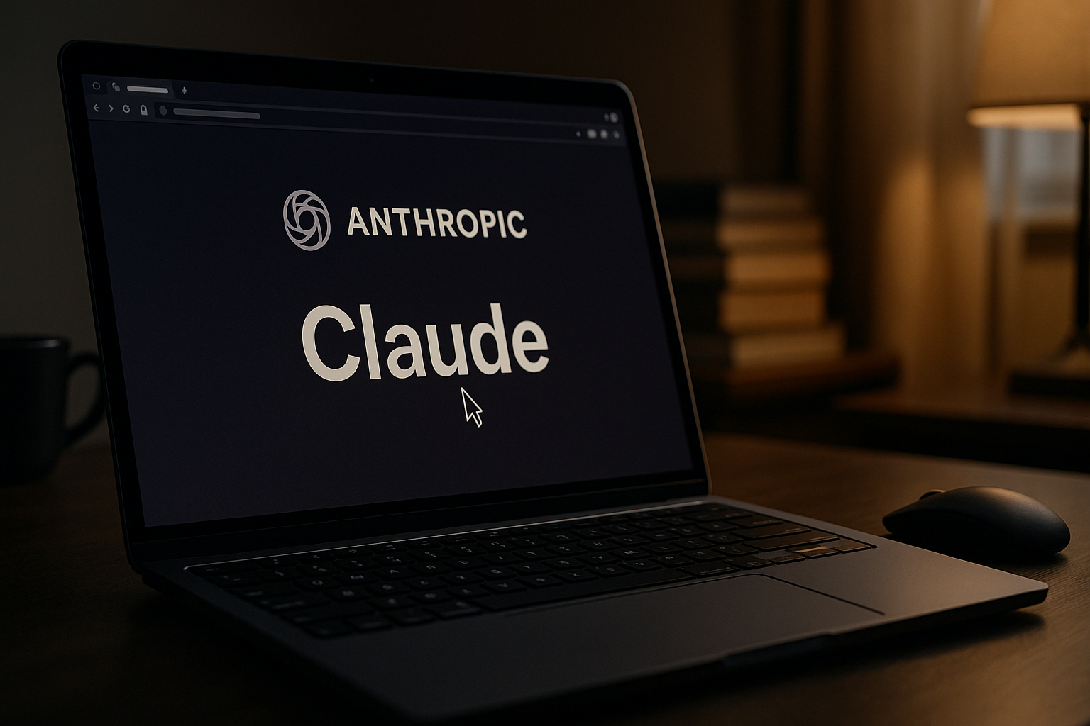 Interface Claude d'Anthropic avec un curseur naviguant de façon autonome sur le web