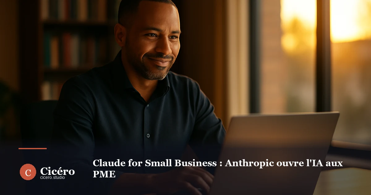 Claude for Small Business : Anthropic ouvre l'IA aux PME