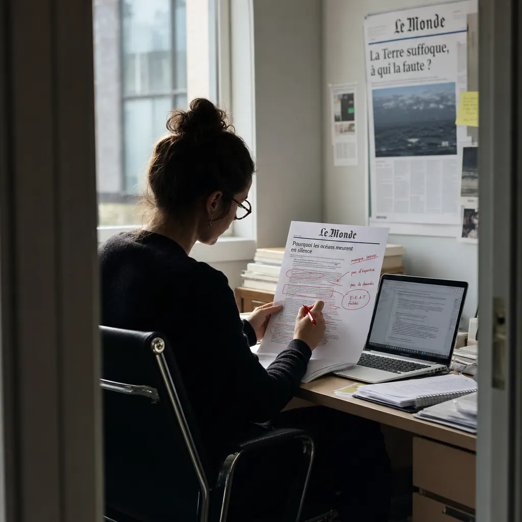 Illustration E-E-A-T contenu IA ce qui change 2026 - résultats et données
