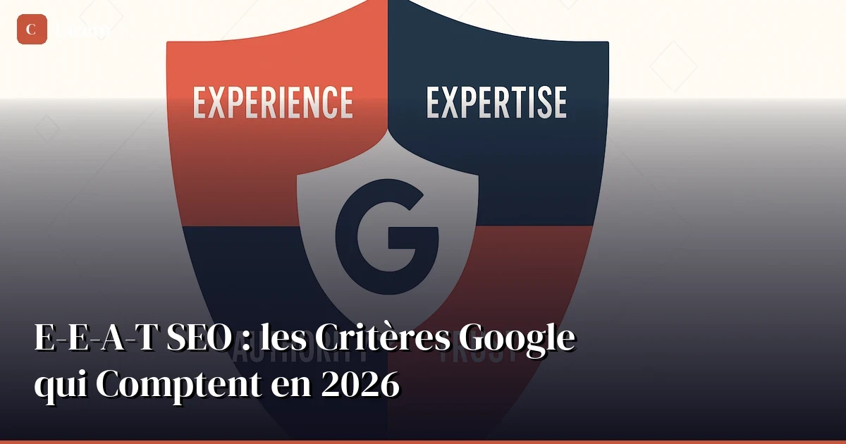 E-E-A-T SEO : les Critères Google qui Comptent en 2026