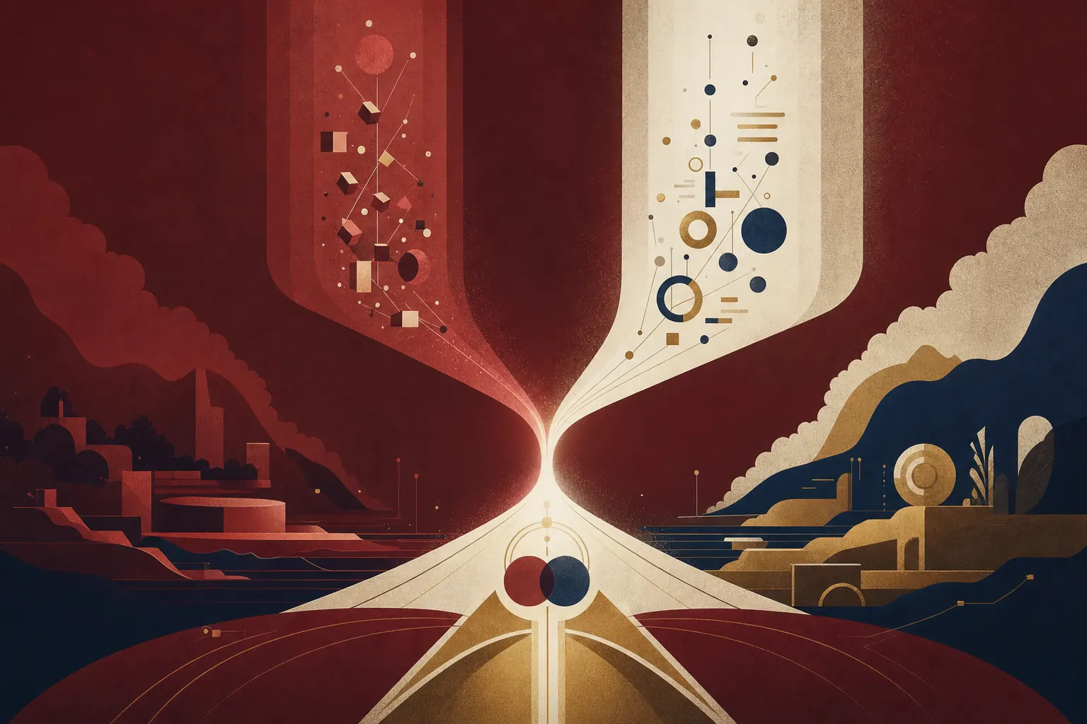 Illustration éditoriale de l'article : GEO vs SEO : différences, priorités et comment intégrer les deux en 2026