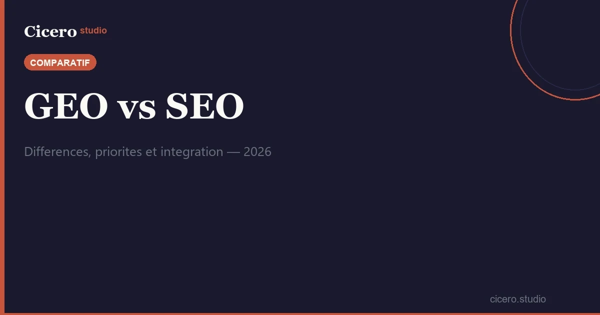 Cluster GEO vs SEO