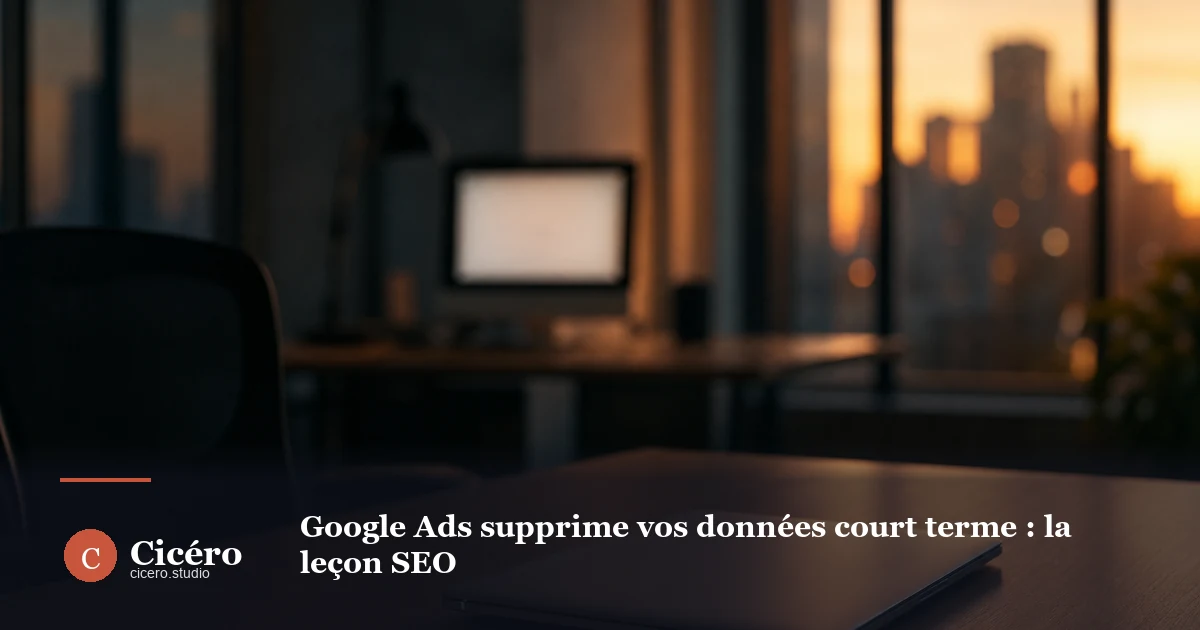 Google Ads supprime vos données court terme dès juin 2026