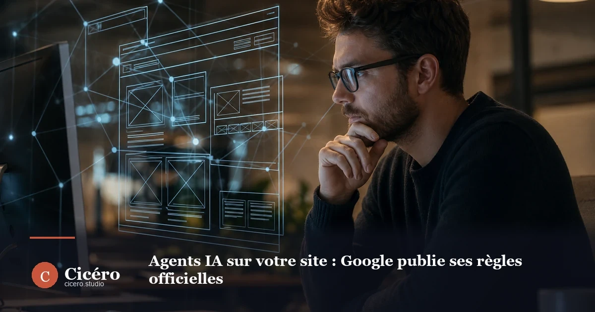 Agents IA sur votre site : Google publie ses règles officielles