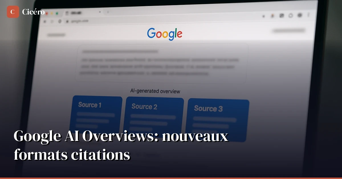 Google déplace les sources des AI Overviews vers le bas — vos clics sont en jeu