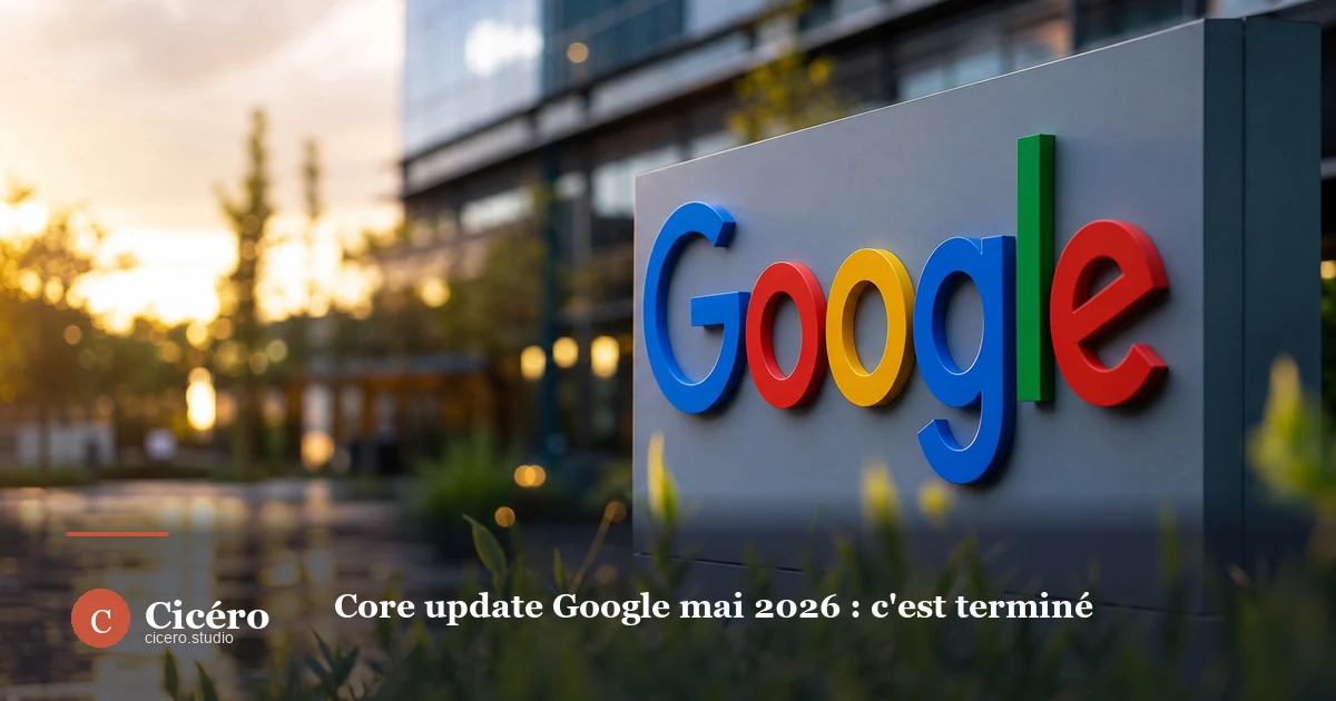 Core Update Google mai 2026 terminé : le diagnostic post-update
