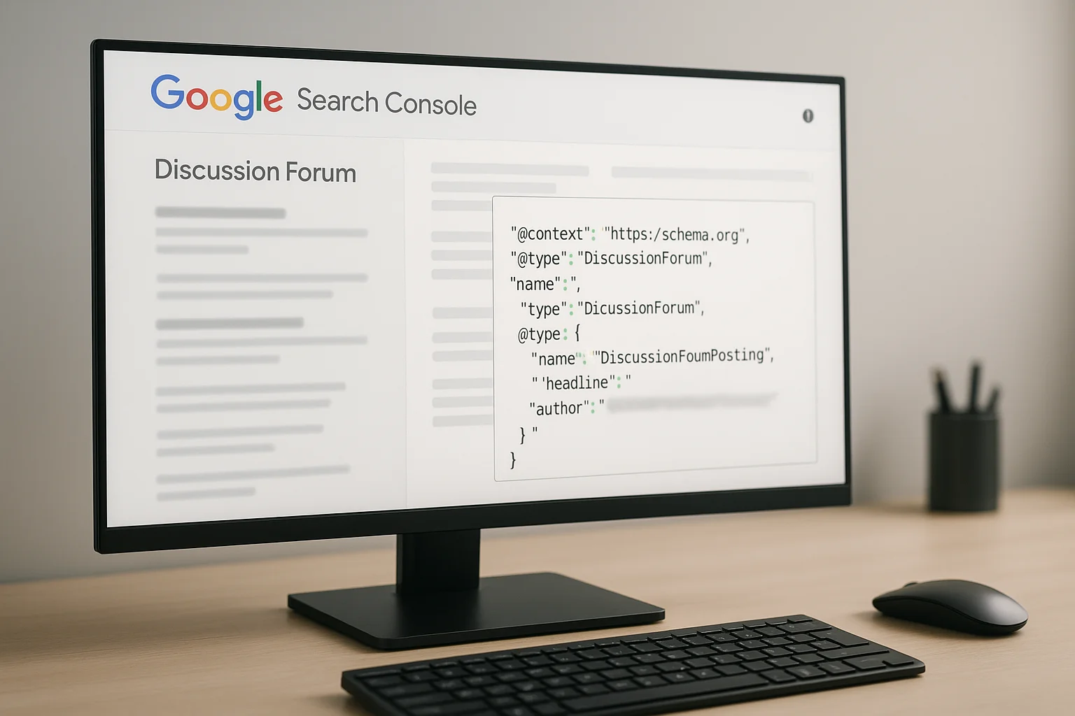 Google données structurées Forum et Q&A avec labellisation contenu IA