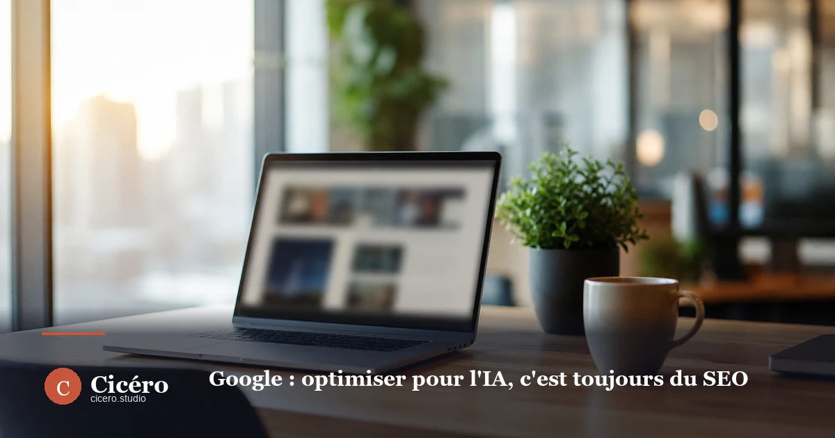 Google : optimiser pour l'IA, c'est « toujours du SEO »