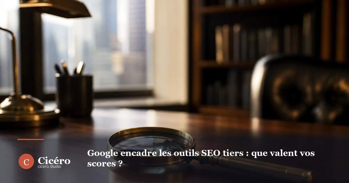 Google encadre les outils SEO tiers : que valent vos scores ?