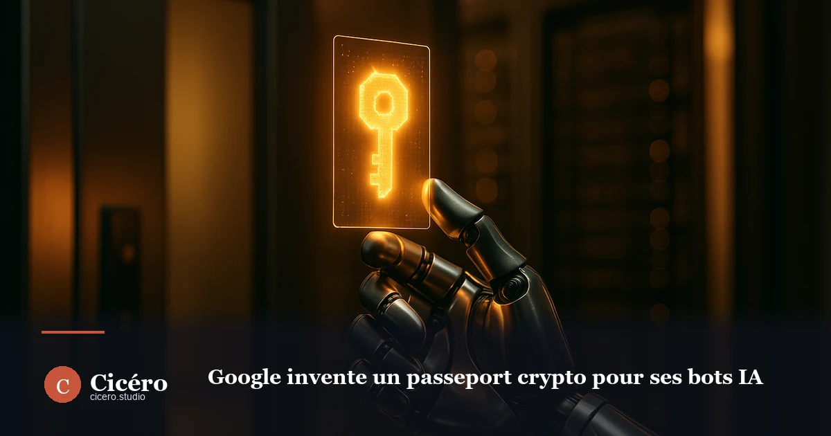 Google invente un passeport crypto pour ses bots IA