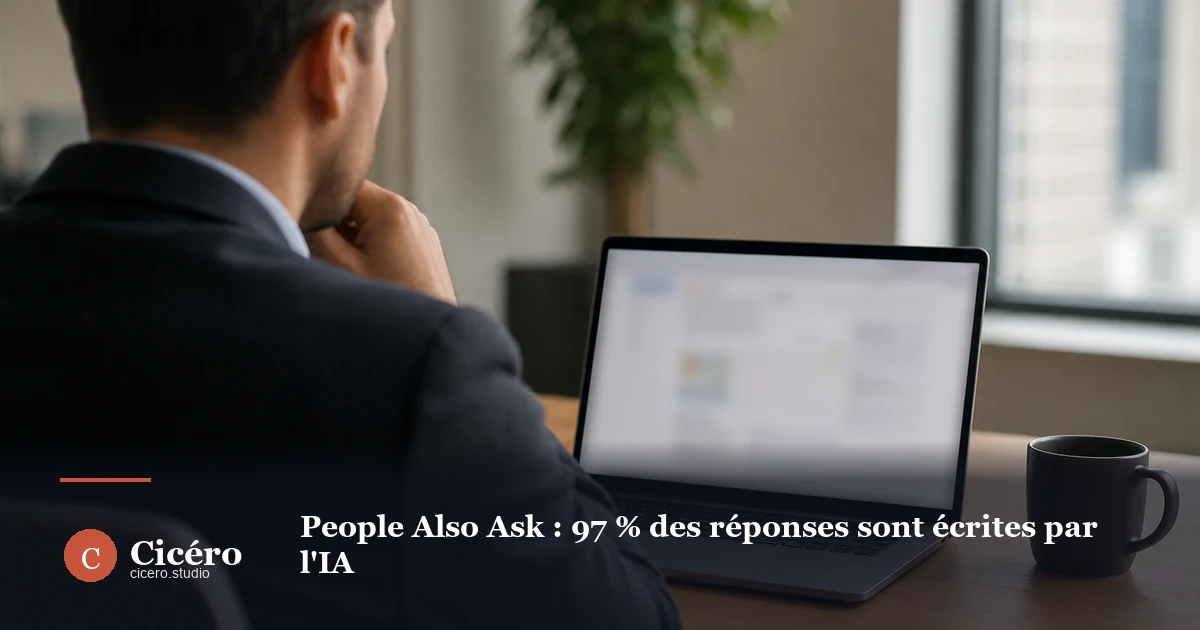 People Also Ask : 97 % des réponses sont écrites par l'IA