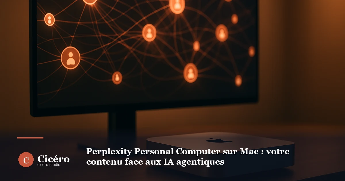 Perplexity Personal Computer sur Mac : votre visibilité face aux IA agentiques
