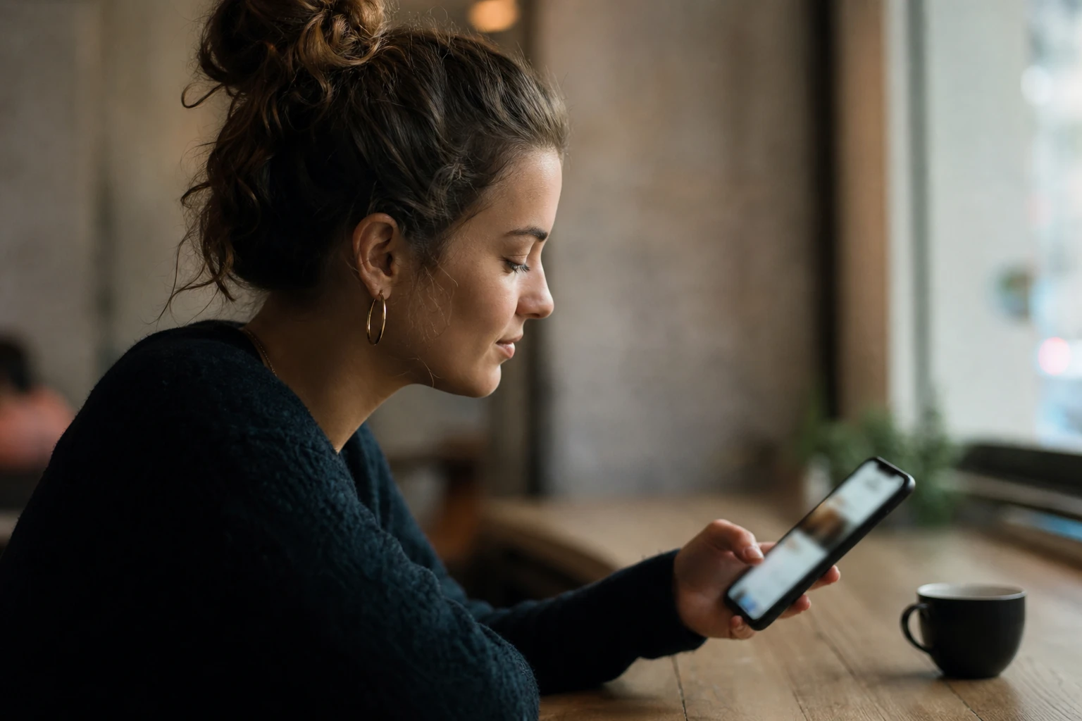 Recherche Google sans clic : un internaute lit une réponse directe sur smartphone sans visiter de site