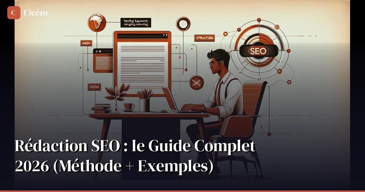Rédaction SEO : le Guide Complet 2026 (Méthode + Exemples)