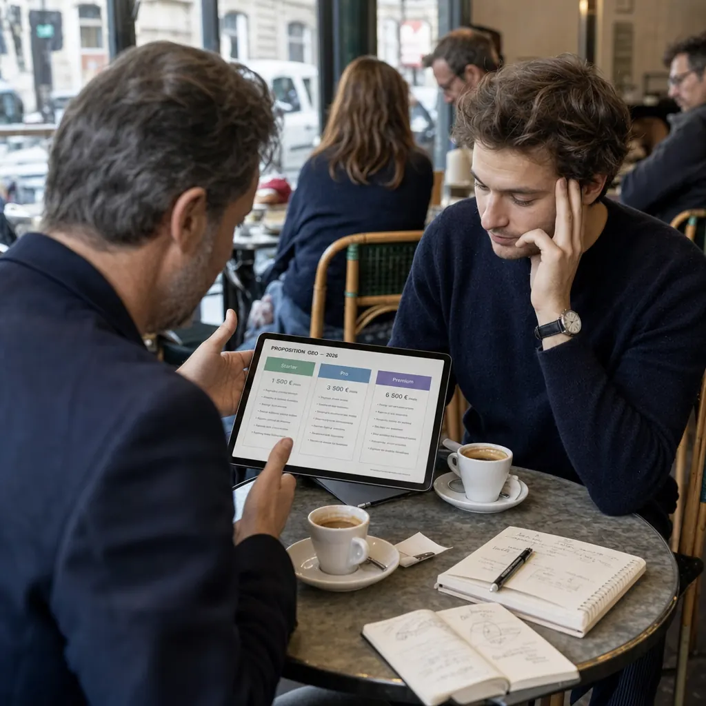 Illustration Tarifs agences GEO France 2026 - résultats et données