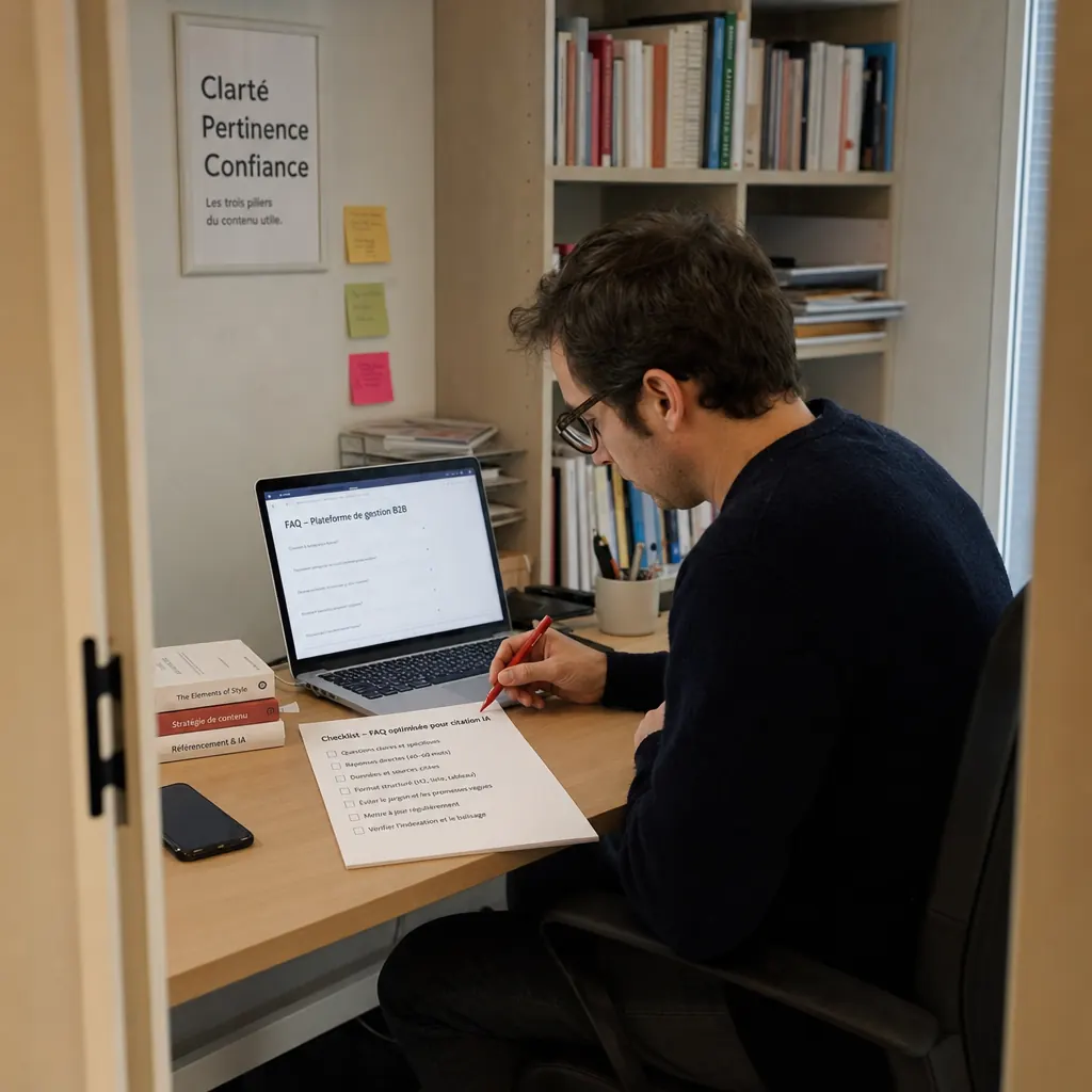 Illustration Visibilité ChatGPT entreprise B2B - résultats et données