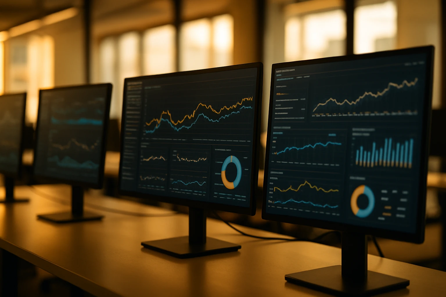 Dashboard d'analyse SEO montrant des fluctuations de classements Google en avril 2026