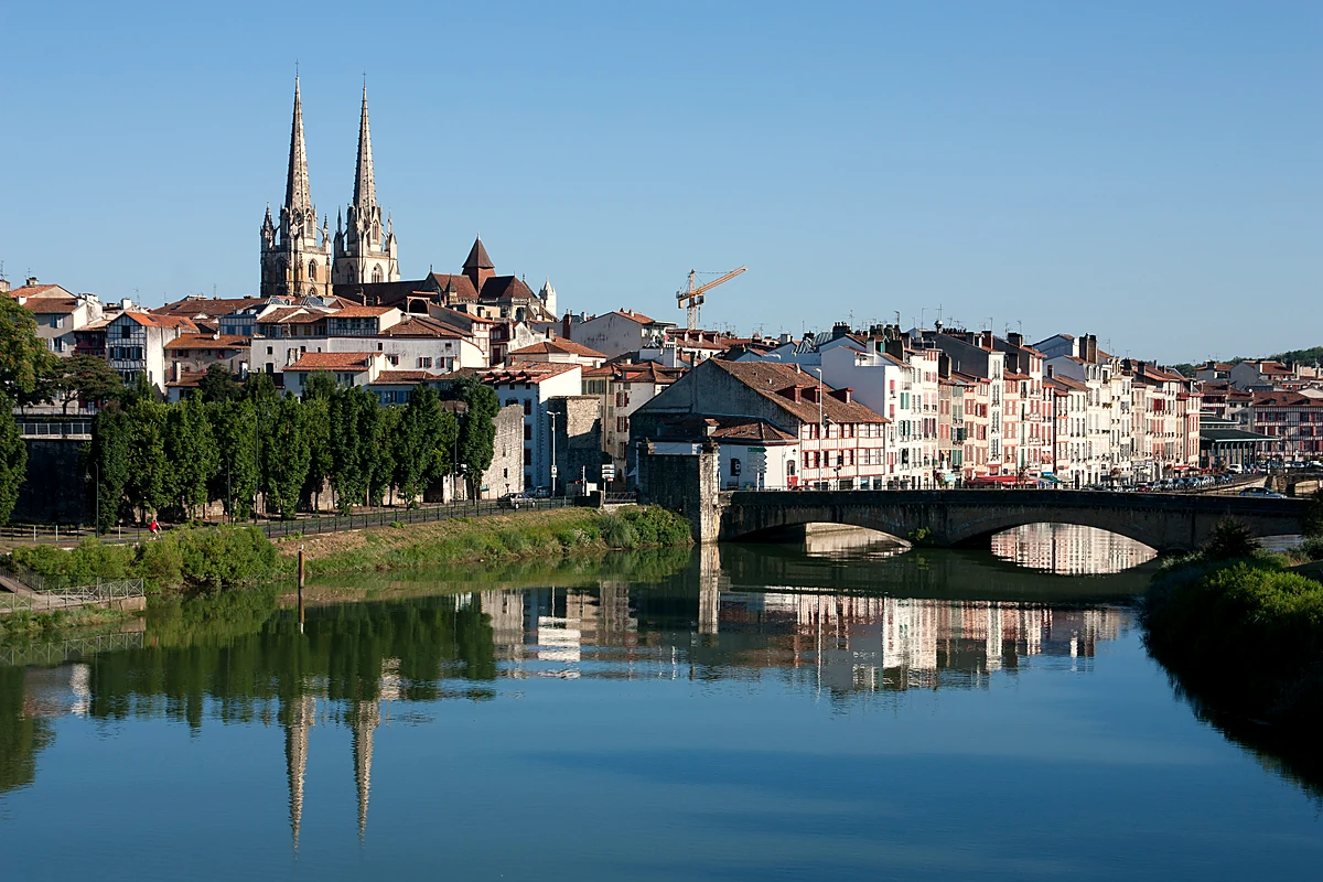 Vue de Bayonne, Pyrénées-Atlantiques