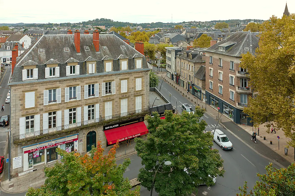 Vue de Brive-la-Gaillarde, Corrèze